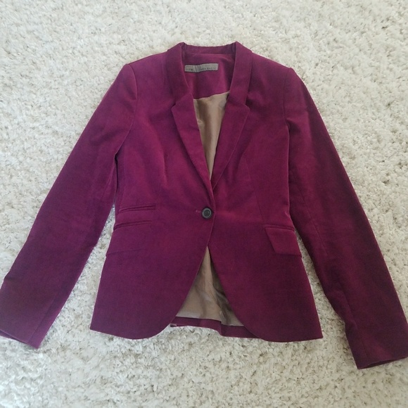 Zara Jackets & Blazers - Zara Basic/Velvet Blazer